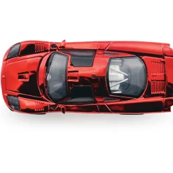 Saleen S7 Mirror Finish Red - That's a Wrap 1:24 Scale Diecast Model Car by Motormax