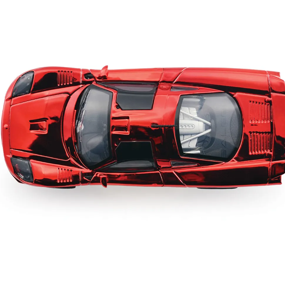 Saleen S7 Mirror Finish Red - That's a Wrap 1:24 Scale Diecast Model Car by Motormax