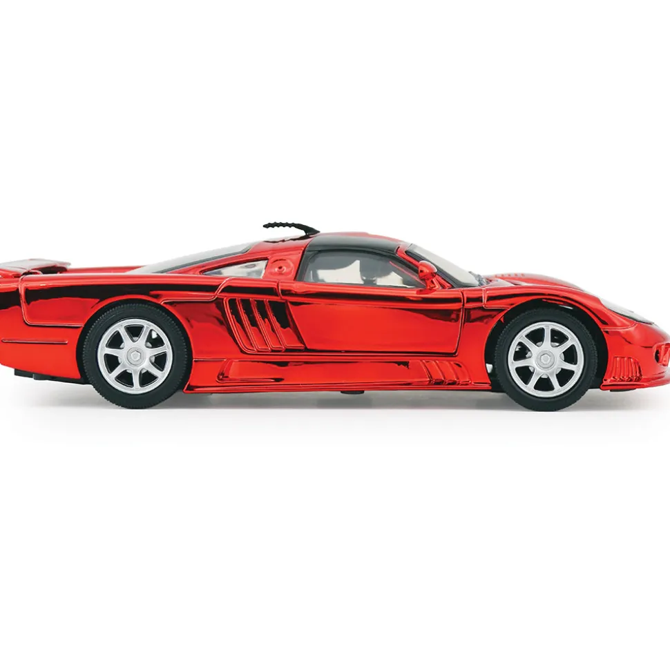 Saleen S7 Mirror Finish Red - That's a Wrap 1:24 Scale Diecast Model Car by Motormax