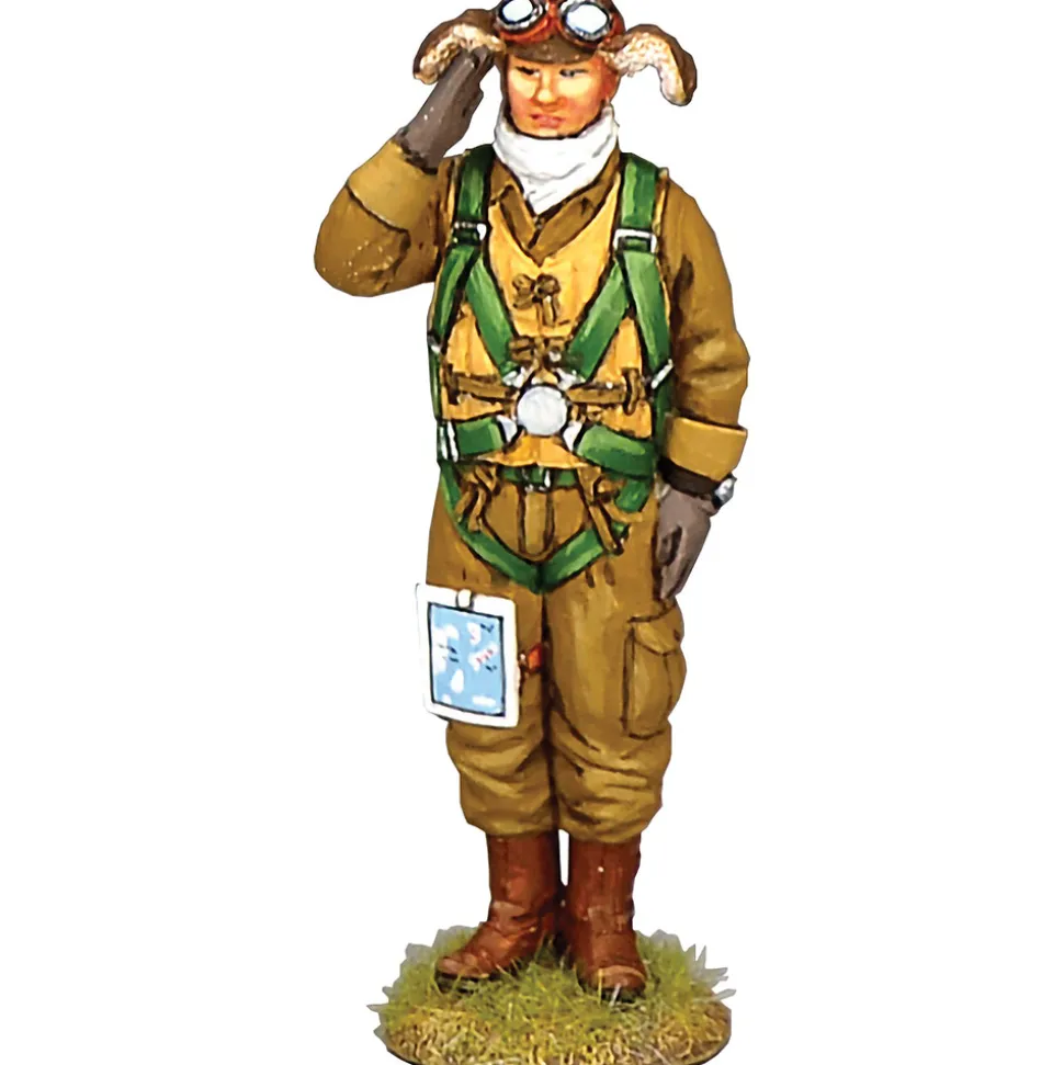 Saluting Kamikaze Pilot 1/30 Figure K&C (JN-075) 1:30 scale Metal by King and Country