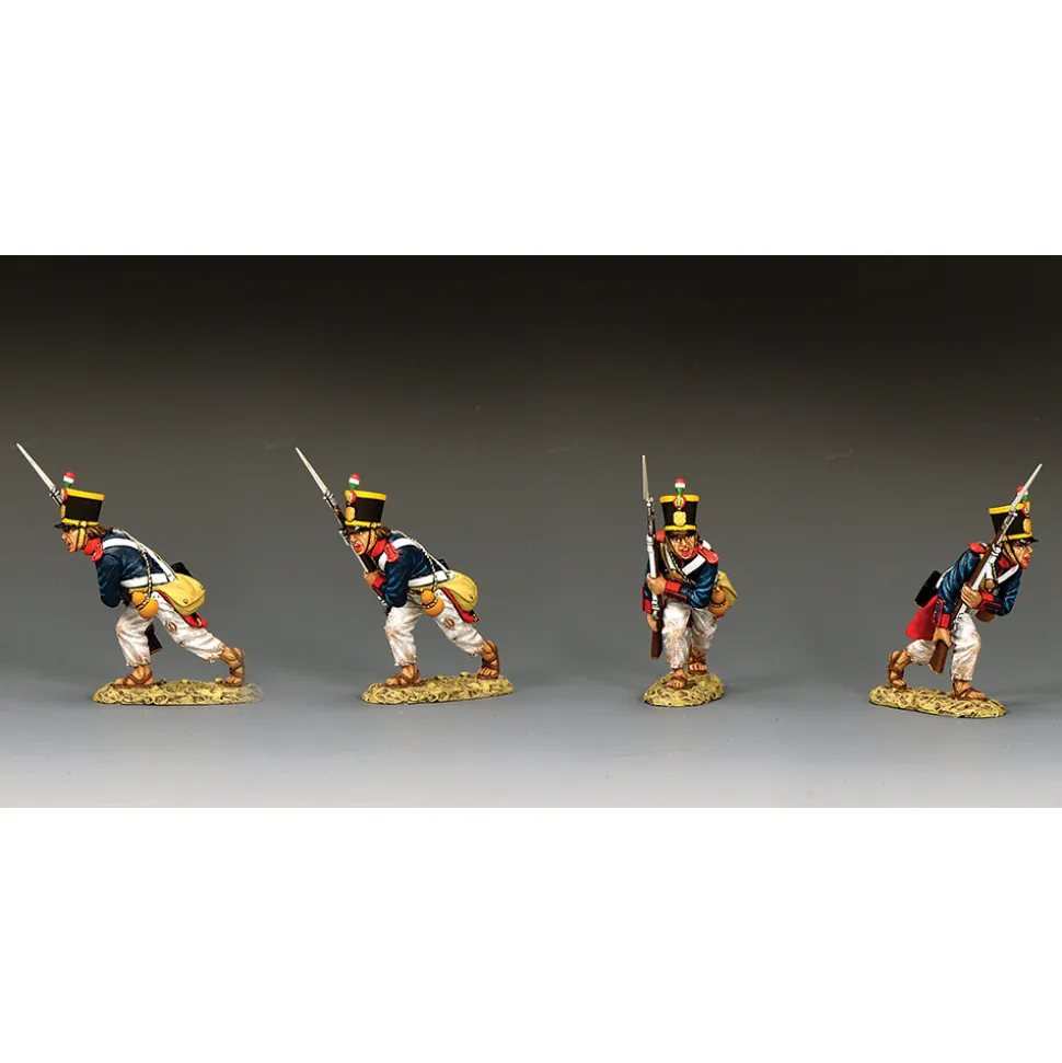 Santa Anna's Soldier Advancing Forward 1/30 Figure K&C (RTA124) 1:30 scale Metal by King and Country