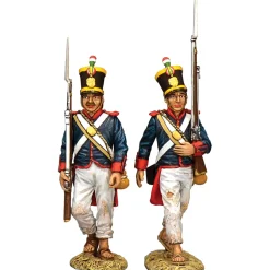 Santa Anna's Soldier Marching to Battle 1/30 Figure Set B K&C (RTA126) 1:30 scale Metal by King and Country
