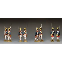 Santa Anna's Soldier Marching to Battle 1/30 Figure Set A K&C (RTA125) 1:30 scale Metal by King and Country