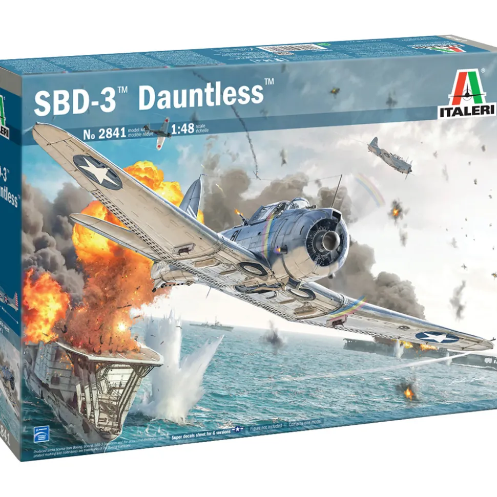 SBD-3 Dauntless 1/48 Kit 1:48 scale Plastic by Italeri