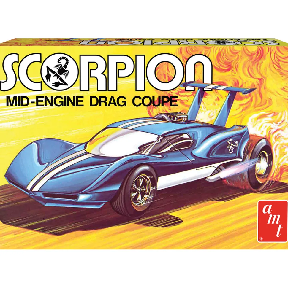 Scorpion Drag Coupe 1:25 Scale Plastic Model Kit by AMT