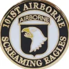 Screaming Eagles 101st Airborne Lapel Pin Eagle Emblems (P12768) by Eagle Emblems