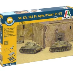 Sd.Kfz.161 Pz. Kpfw. IV F1-F2 1/72 Kit 1:72 Scale Plastic Model Kit by Italeri