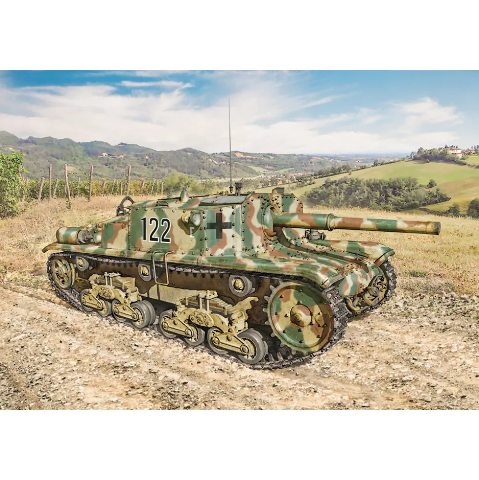Semovente M42 da 75/34 Upgraded Edition 1/35 Kit 1:35 scale Plastic by Italeri
