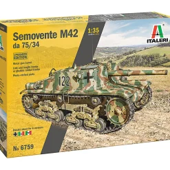 Semovente M42 da 75/34 Upgraded Edition 1/35 Kit 1:35 scale Plastic by Italeri