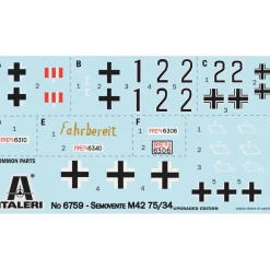 Semovente M42 da 75/34 Upgraded Edition 1/35 Kit 1:35 scale Plastic by Italeri