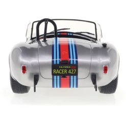 1965 Shelby Cobra 427 MkII Solido Works M - Racing Silver 1:18 Scale Diecast Model Car by Solido