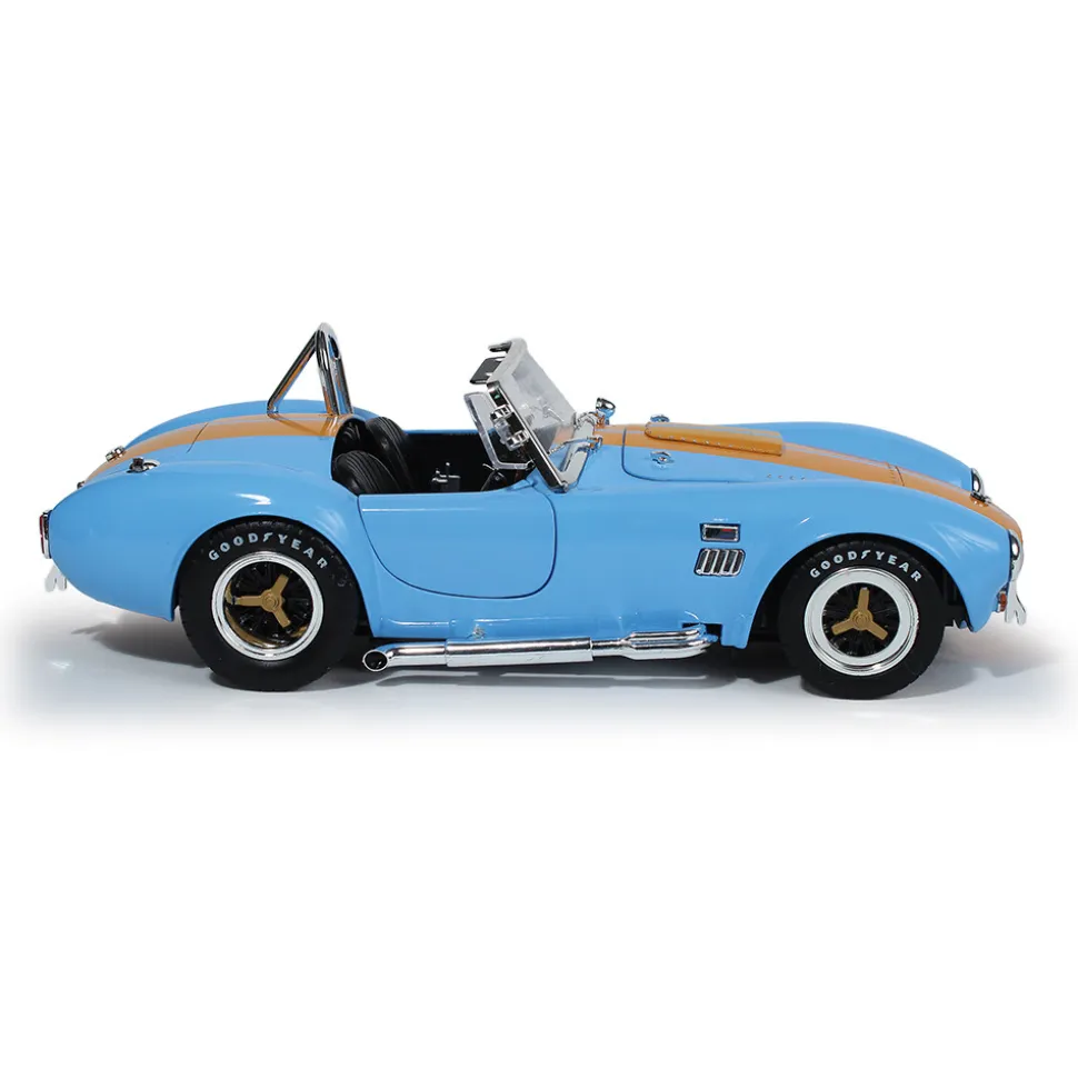 1965 Shelby Cobra 427 S/C - Gulf Blue&Orange 1:18 Scale Diecast Model Car by Shelby Collectibles