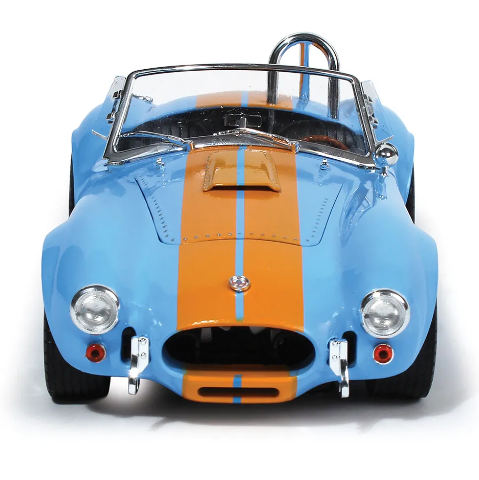 1965 Shelby Cobra 427 S/C - Gulf Blue&Orange 1:18 Scale Diecast Model Car by Shelby Collectibles