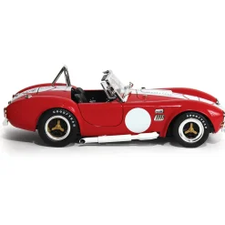 1965 Shelby Cobra 427 S/C - Red w/ Carroll Shelby Signature 1:18 Scale Diecast Model Car by Shelby Collectibles
