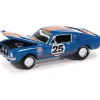 1967 Shelby GT-500 - Gulf Dark Blue w/ Orange Stripe 1:64 Scale Diecast Model Car by Johnny Lightning