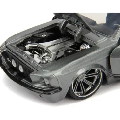 1967 Shelby GT500 - Silver 1:24 Scale Diecast Model Car by Jada Toys