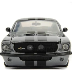 1967 Shelby GT500 - Silver 1:24 Scale Diecast Model Car by Jada Toys