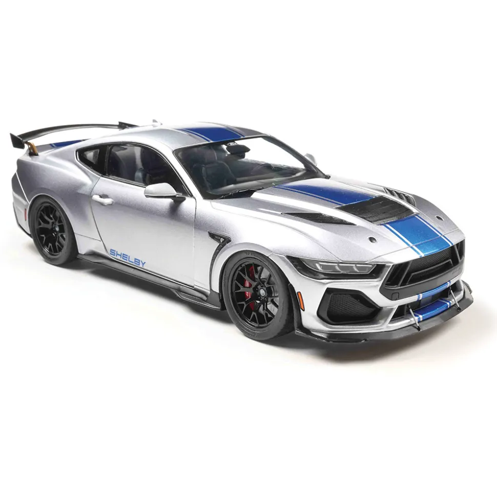 2025 Shelby Mustang Super Snake - Grey 1:18 Scale Diecast Model Car by Solido