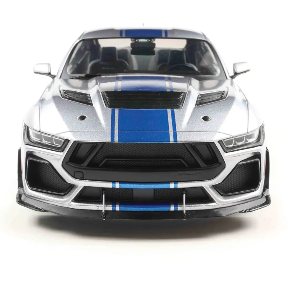 2025 Shelby Mustang Super Snake - Grey 1:18 Scale Diecast Model Car by Solido