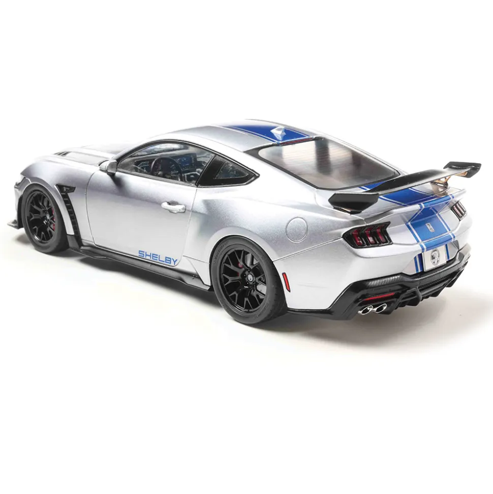 2025 Shelby Mustang Super Snake - Grey 1:18 Scale Diecast Model Car by Solido