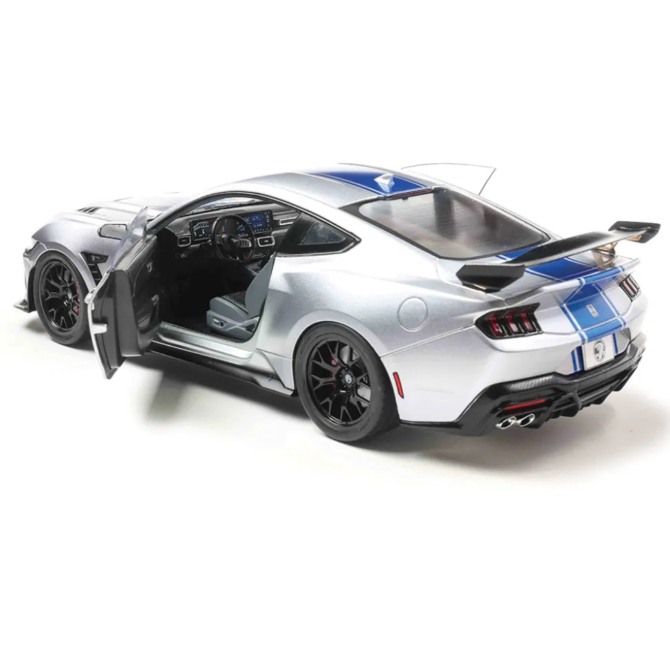 2025 Shelby Mustang Super Snake - Grey 1:18 Scale Diecast Model Car by Solido