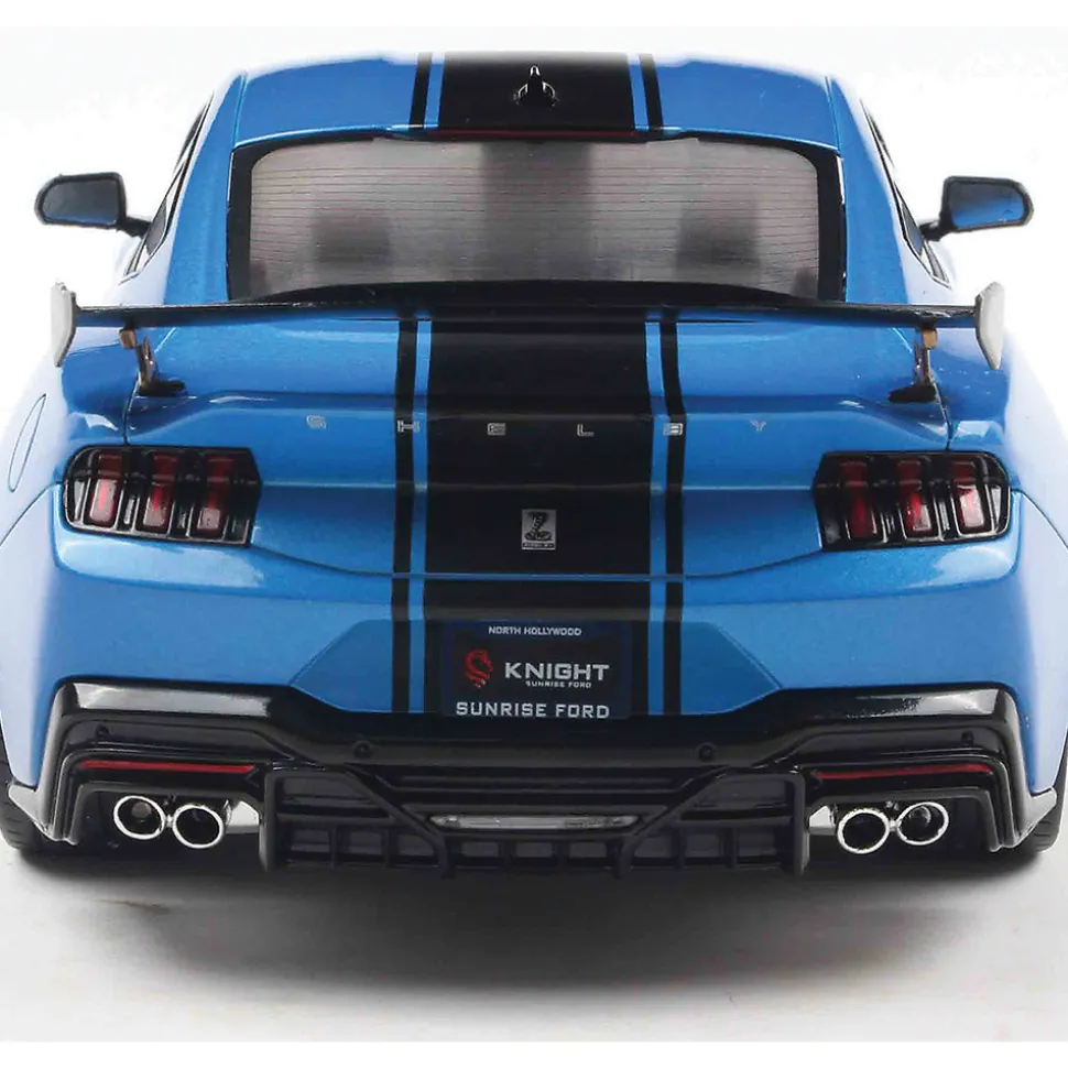 2025 Shelby Mustang Super Snake - Grabber Blue 1:18 Scale Diecast Model Car by Solido