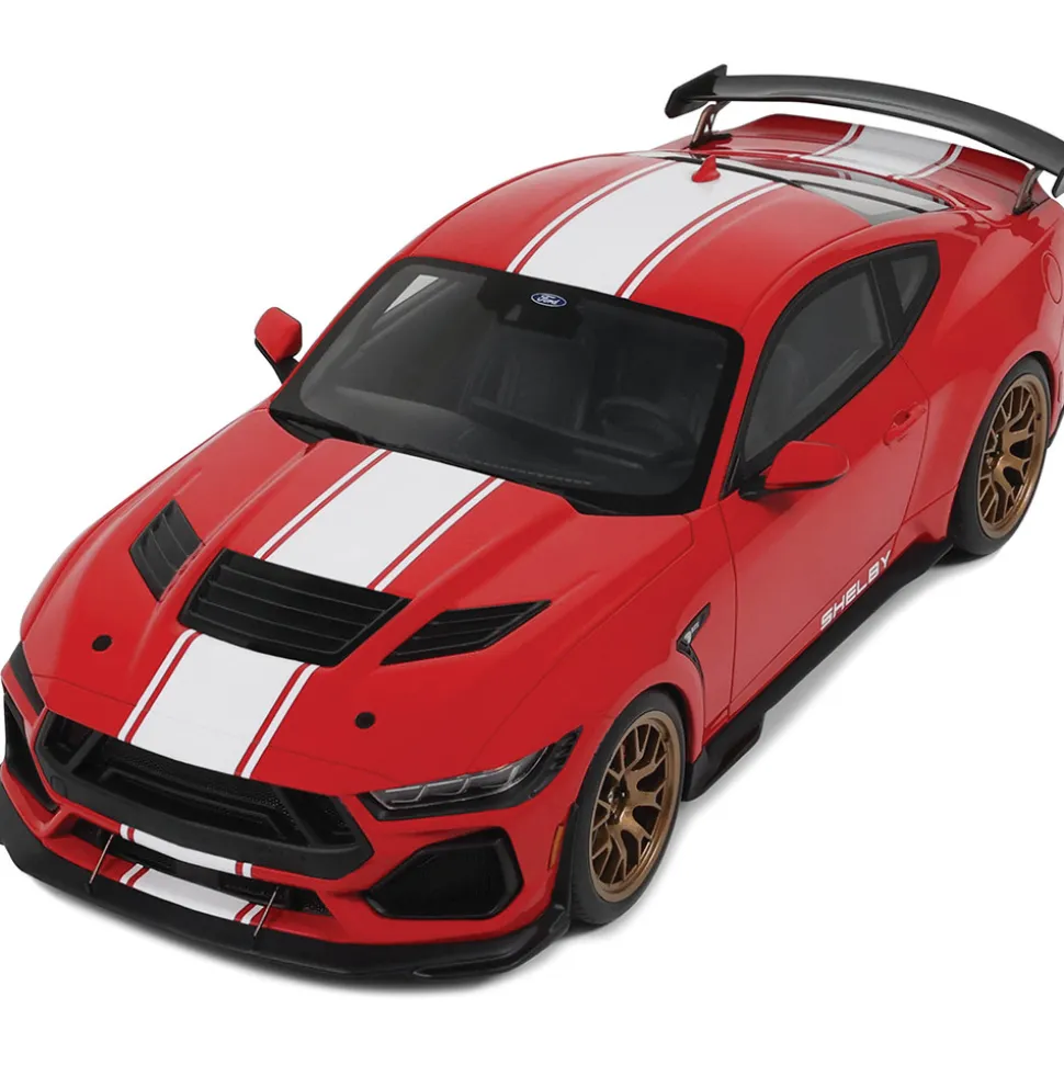 2025 Shelby Mustang Supersnake - Race Red 1:18 Scale Cast Resin Model by GT Spirit