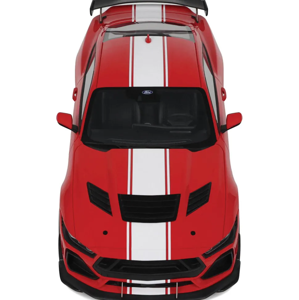 2025 Shelby Mustang Supersnake - Race Red 1:18 Scale Cast Resin Model by GT Spirit