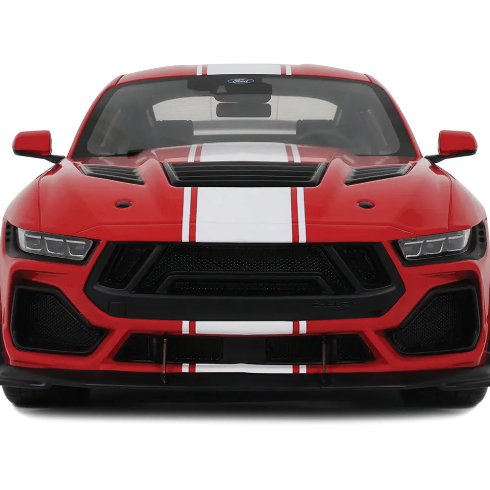 2025 Shelby Mustang Supersnake - Race Red 1:18 Scale Cast Resin Model by GT Spirit