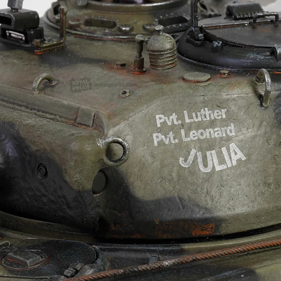 Sherman M4A3 (76), VVSS 1/32 Die Cast Model, Black Panthers, 761st Tank Battalion 1:32 scale Metal by Forces of Valor
