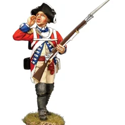 Shouting Redcoat Officer 1/30 Figure 1:30 scale Metal by King and Country