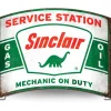 Sinclair Service 3D Rolled Sign Metal Sign by Desperate Enterprises