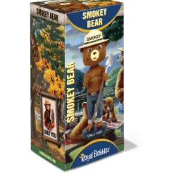 Smokey Bear Bobble Head with Shovel Cast Resin Figure by Royal Bobbles