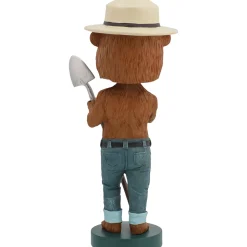 Smokey Bear Bobble Head with Shovel Cast Resin Figure by Royal Bobbles