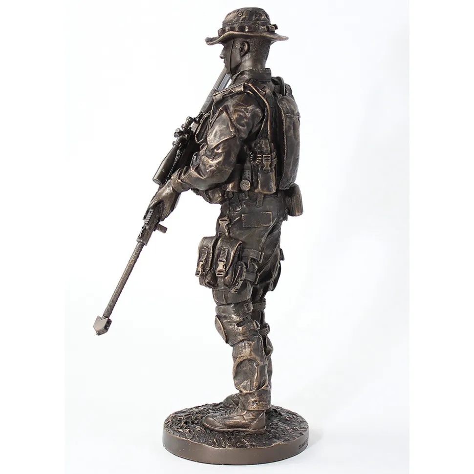 Sniper Figurine Pacific Trading (Y8088) Polyresin by PACIFIC TRADING
