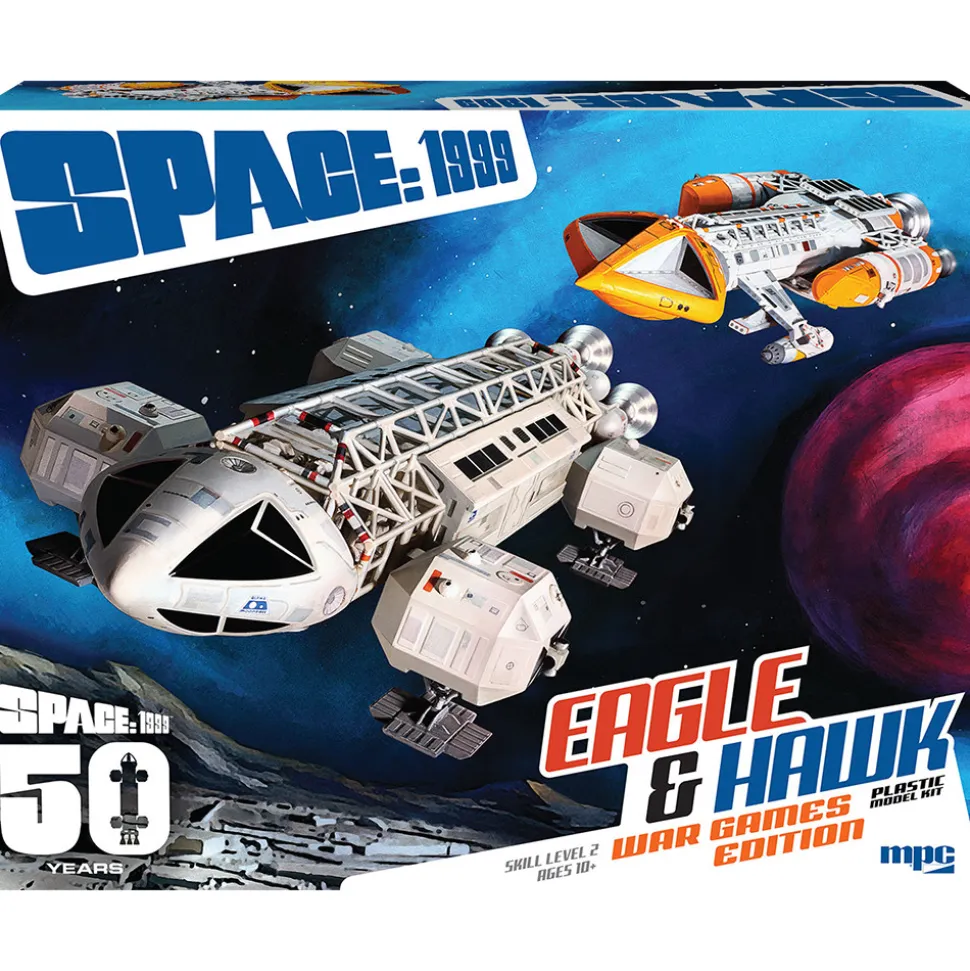 Space:1999 Eagle & Hawk War Games Edition 1:72 Scale Model Kit by MPC Models