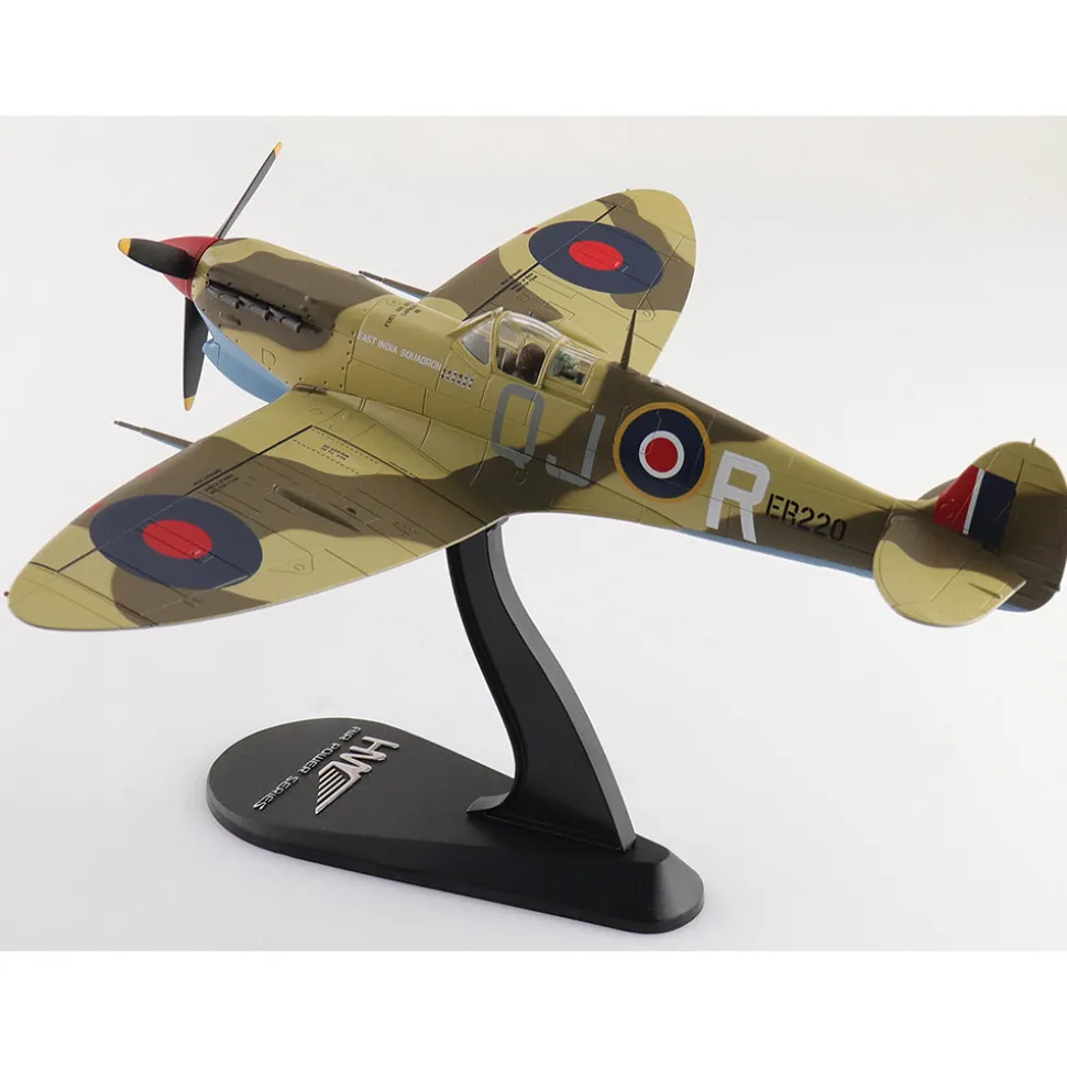 Spitfire Mk V 1/48 Die Cast Model - HA7860 ER220, No. 92 East India Squadron, early 1943 1:48 scale Metal by Hobby Master