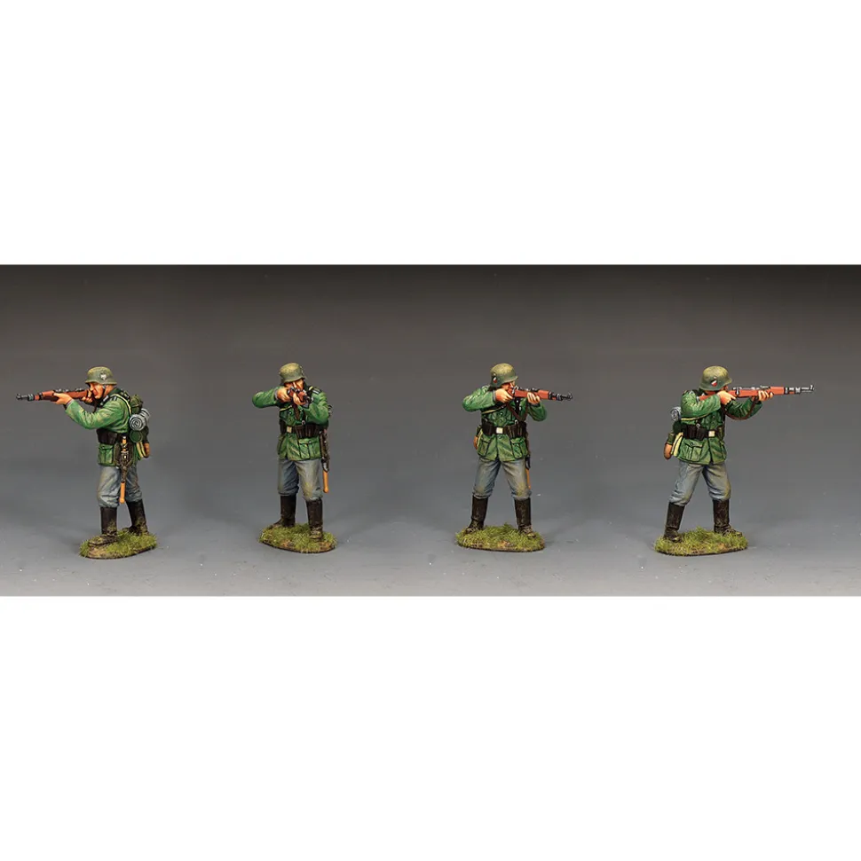 Standing Shooting Rifleman 1/30 Figure K&C (WH131) 1:30 scale Metal by King and Country