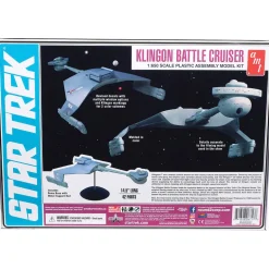 Star Trek: Original Series Klingon Battle Cruiser 1/650 Kit 1:650 Scale Plastic Model Kit by AMT