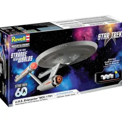 STAR TREK U.S.S. ENTERPRISE NCC-1701 - STRANGE NEW WORLDS 1:600 Scale Plastic Model Kit by Revell