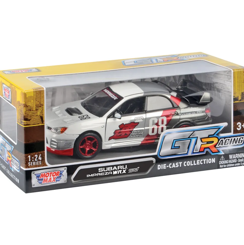 Subaru Impreza WRX STI - GT Racing 1:24 Scale Diecast Model Car by Motormax