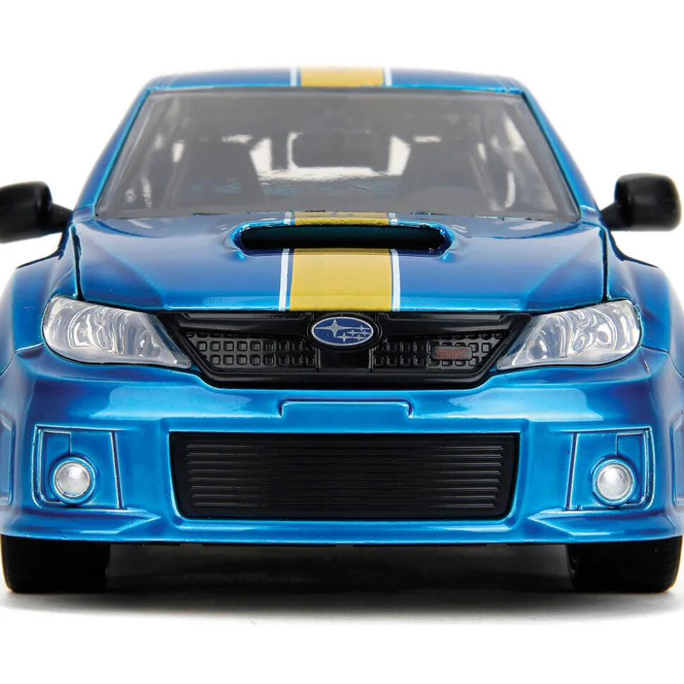 2012 Subaru Impreza WRX STI w/Sonic The Hedgehog 1:24 Scale Diecast Model Truck by Jada Toys