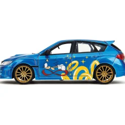 2012 Subaru Impreza WRX STI w/Sonic The Hedgehog 1:24 Scale Diecast Model Truck by Jada Toys