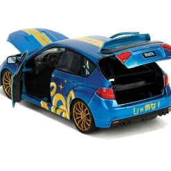 2012 Subaru Impreza WRX STI w/Sonic The Hedgehog 1:24 Scale Diecast Model Truck by Jada Toys