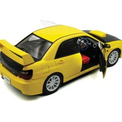 2003 Subaru Impreza WRX STI - Yellow 1:18 Scale Diecast Model Car by Solido