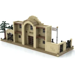 The Alamo Building Block Model - 1066 Pieces Building Brick Set by Atom Brick Company