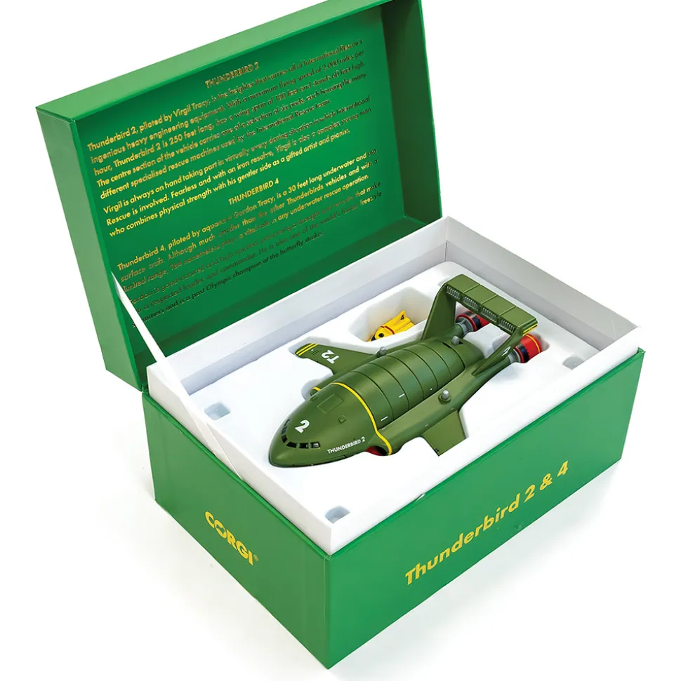 Thunderbirds F.A.B. Collection - Thunderbird 2 and 4 1:500 Scale Diecast Model by Corgi