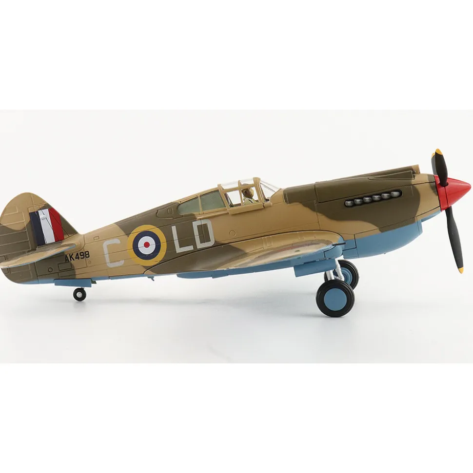 Tomahawk Mk. IIB 1/48 Die Cast Model "Clive Caldwell", 250 Sqn., RAF, North Africa 1942 1:48 scale Metal by Hobby Master