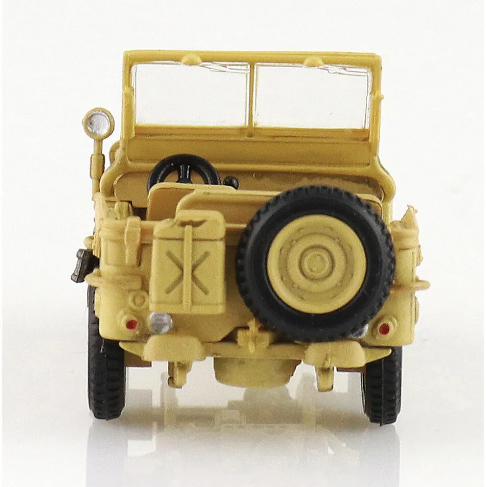 1/4 ton Military Vehicle 1/72 Die Cast Model - HG4217 British 8th Army, Gen. Bernard Montgomery, 1943 1:72 scale Metal by Hobby Master