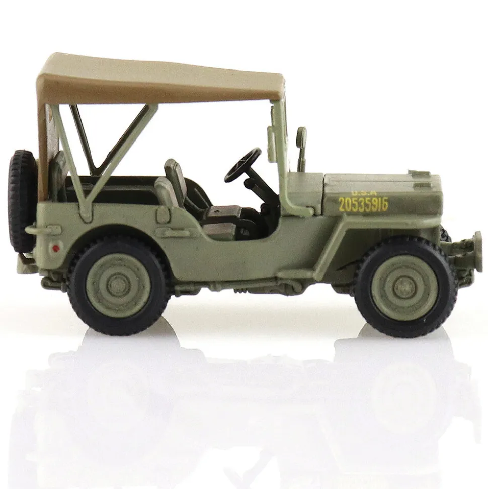 1/4 ton Military Vehicle 1/72 Die Cast Model - HG4216 Gen. Douglas MacArthur, Leyte, WWII, 1945 1:72 scale Metal by Hobby Master